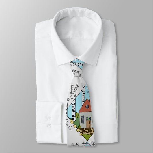 Cravate Maison de bouleau (Attaché)