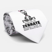 Cravate Maître de Zebrate, Zebra (Roulé)