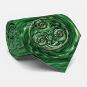 Cravate Malachite Triskel (Roulé)