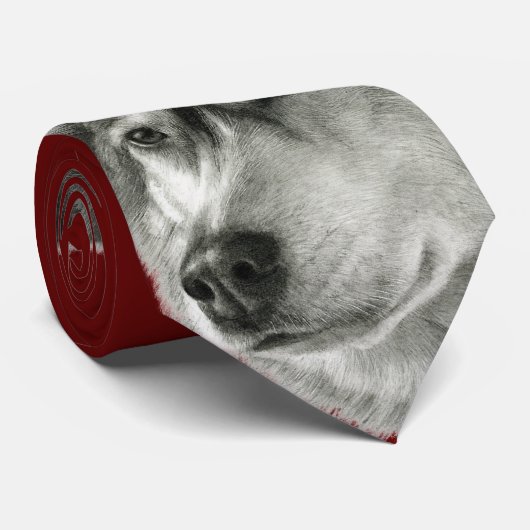 Cravate Malamute d'Alaska (Roulé)