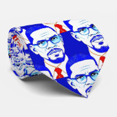 Cravate Malcom x Portrait - Illustration graphique (Roulé)
