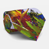 Cravate Malibu California Bird of paradise (Roulé)