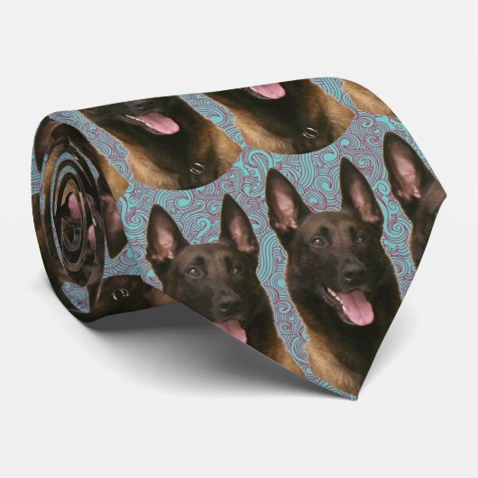 Cravate malinois belge (Roulé)