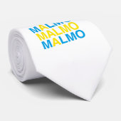 Cravate MALMO Swedish Flag (Roulé)