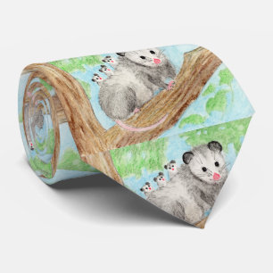 Cravate Maman d'Opossum