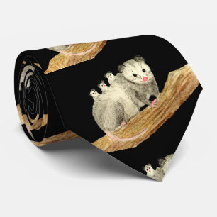 Cravate Maman d'Opossum