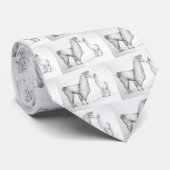 Cravate Maman Llama et Cria (Roulé)