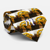 Cravate Maman Roses Jaunes (Roulé)