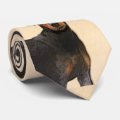 Cravate Manchester Terrier Peinture Art animal original (Roulé)