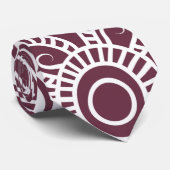 Cravate Mandala 44 de luxe (Roulé)