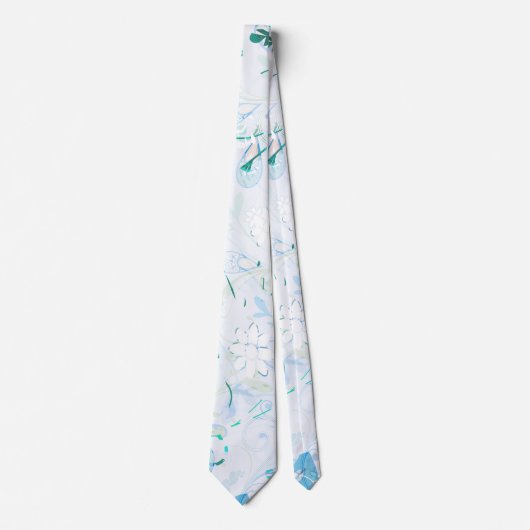 Cravate Mandala Abstrait (Devant)