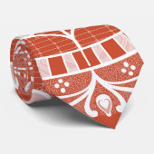 Cravate Mandala de terre cuite (Roulé)