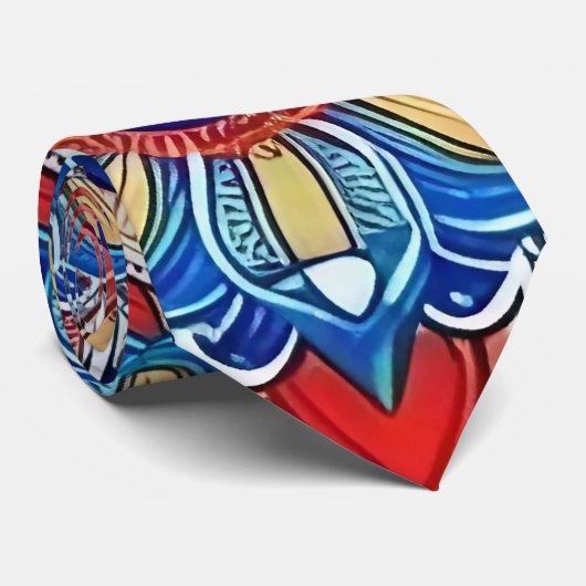 Cravate Mandala Earthtone (Roulé)