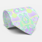 Cravate Mandala Hippie Coloré Groovy (Roulé)