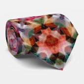 Cravate Mandala ronde kaléidoscope ornement décoration c (Roulé)