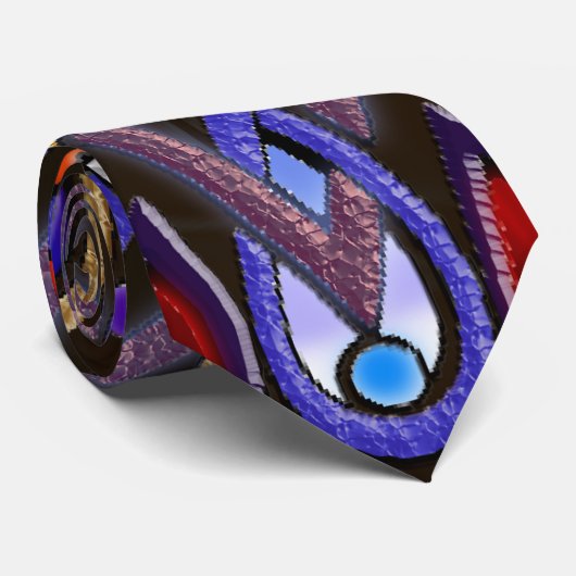 Cravate Mandalas (Roulé)