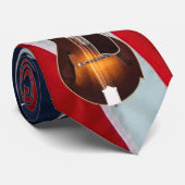 Cravate mandoline - DRAPEAU de TIE-AMERICAN (Roulé)