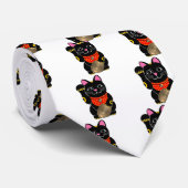 Cravate Maneki Neko (Roulé)
