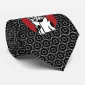 Cravate Manekineko-Chanceuse de chat (Roulé)