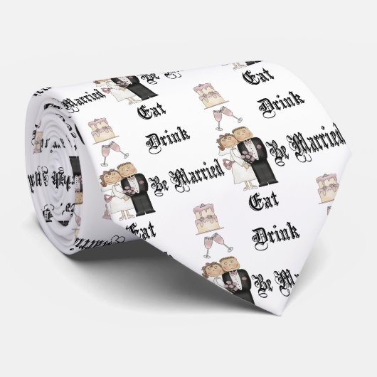 Cravate Mange, Bois, Sois Marié (Roulé)