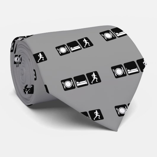 Cravate Mangez le fonctionnement couru par sommeil (Roulé)