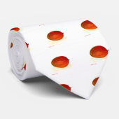 Cravate Mango fruit watercolor tropical pattern food (Roulé)