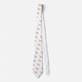 Cravate Manteau doux roux Geo Pastel (Devant)