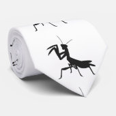 Cravate Mantis in silhouette - choose background color (Roulé)