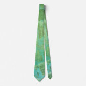 Cravate Manuscrit P45 - Turquoise (Devant)