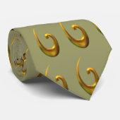 Cravate Maori Fish Hood - Gold (Roulé)