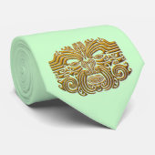 Cravate Maori Tattoo - Gold (Roulé)