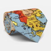 Cravate Map_of_Europe, _1923 (Roulé)