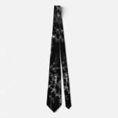Cravate Marble Black Neck Tie (Devant)