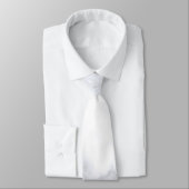 Cravate Marbre Blanc Moderne (Attaché)