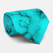 Cravate Marbre bleu turquoise de l'ouest Art amérindien (Roulé)