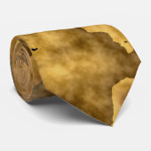 Cravate Marbre Brown (Roulé)