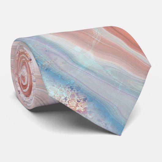 Cravate Marbre coloré (Roulé)
