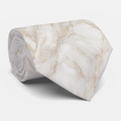 Cravate Marbre d'Ivoire Luxe (Roulé)