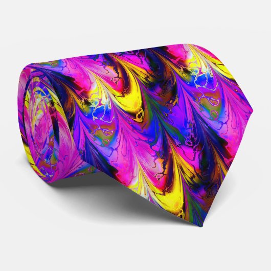 Cravate Marbre fractal 7A (Roulé)