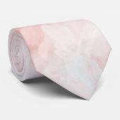 Cravate marbre rose (Roulé)