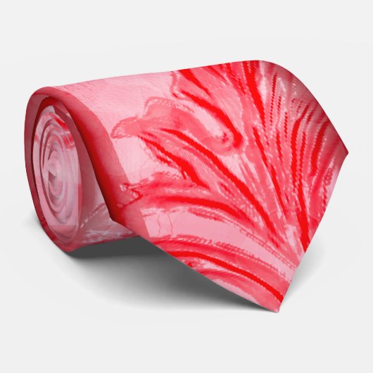 Cravate Marbre rouge (Roulé)