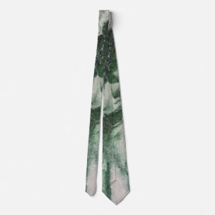 Cravate marbre vert