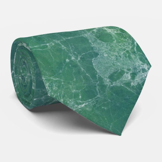 Cravate Marbre vert (Roulé)