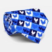 Cravate Marché américain des poulets de ferme Country Fair (Roulé)