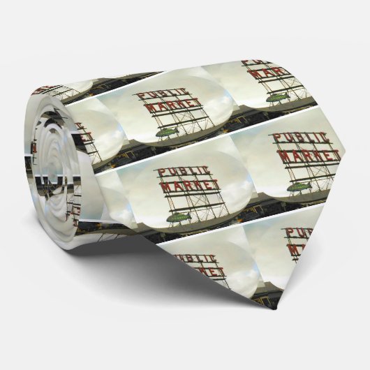 Cravate Marché public Pike Place à Seattle, WA Fish Bowl (Roulé)