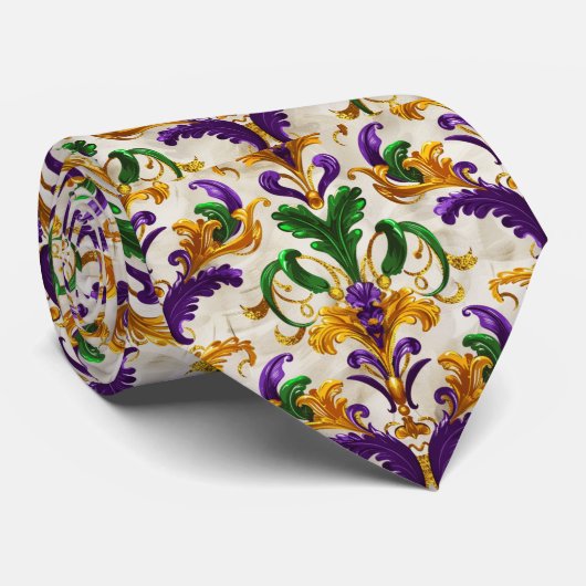 Cravate Mardi Gras (Roulé)