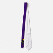 Cravate Mardi gras antique Fleur (Dos)