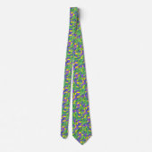 Cravate Mardi Gras Camo Motif Camouflage (Dos)