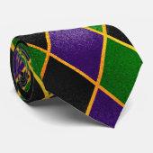 Cravate Mardi Gras Cravate, Mardi Gras Arlequin Jester (Roulé)