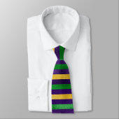 Cravate Mardi Gras Cravate, Mardi Gras Stripes (Attaché)